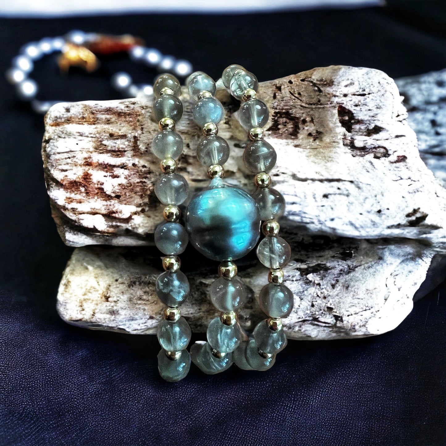 Tahitian Moonstone Bracelet