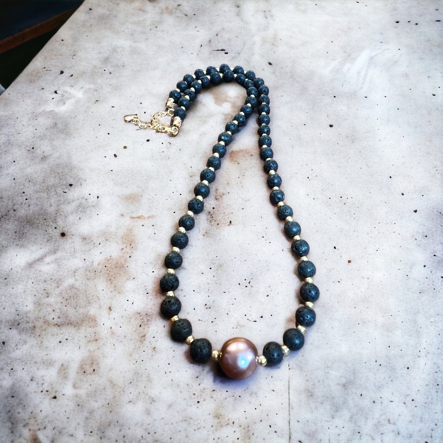 Edison Lava Rock Bracelet