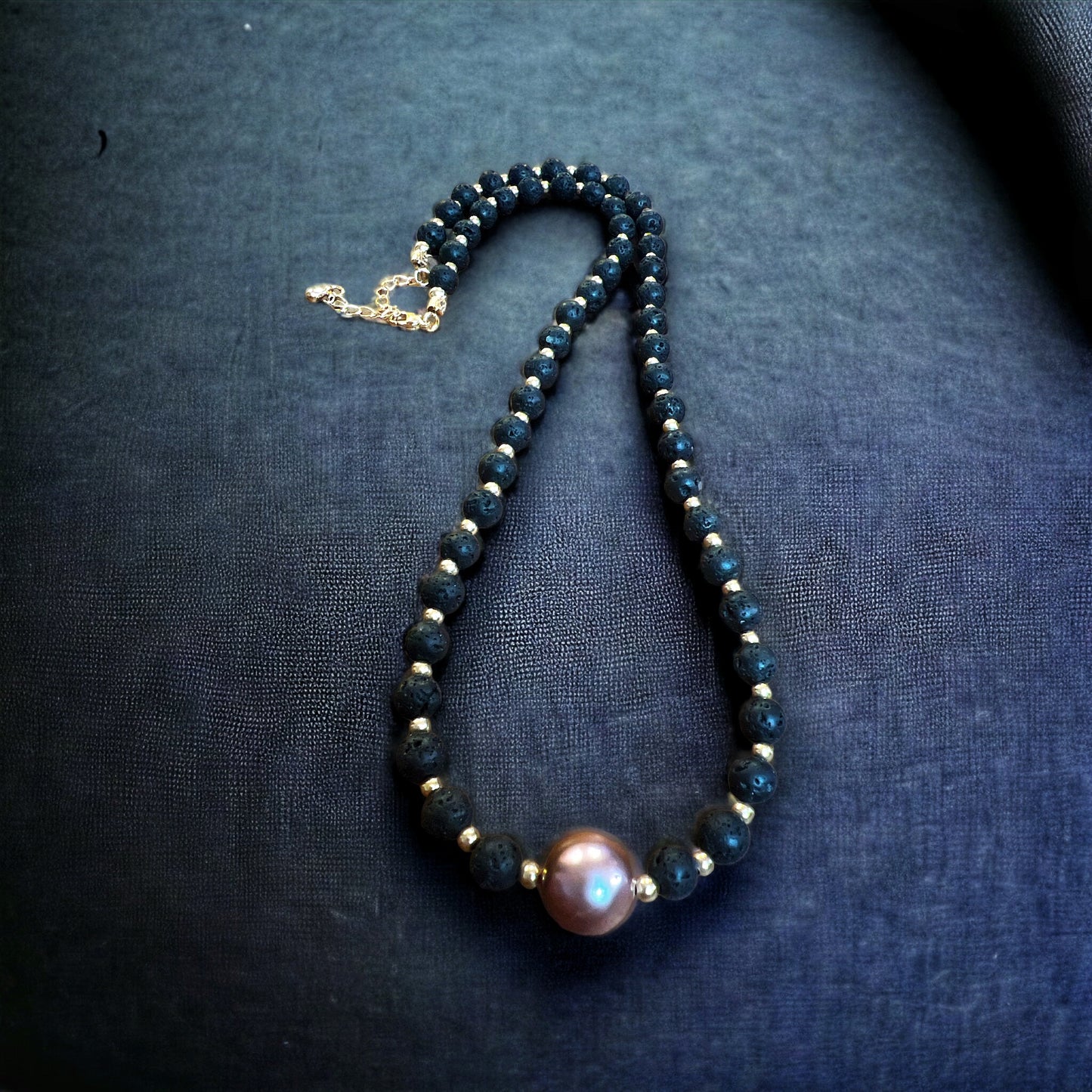 Edison Lava Rock Bracelet
