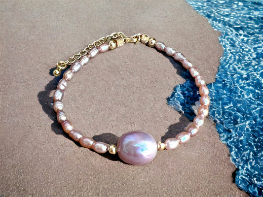 Edison & Seed Pearl Bracelet