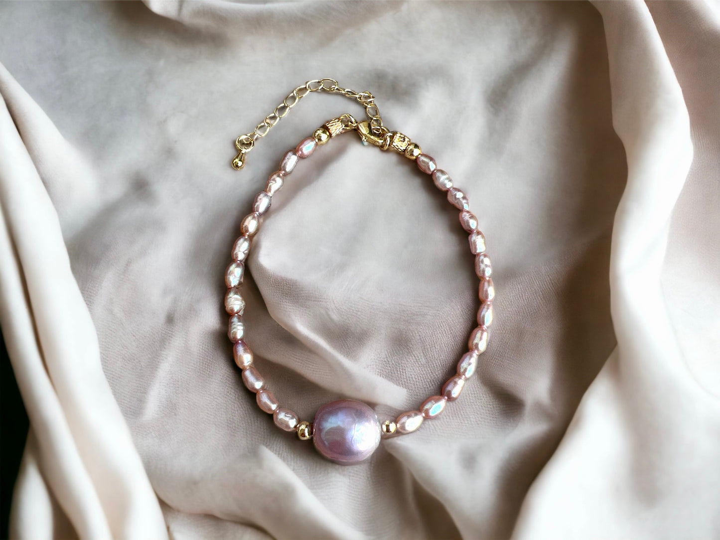 Edison & Seed Pearl Bracelet