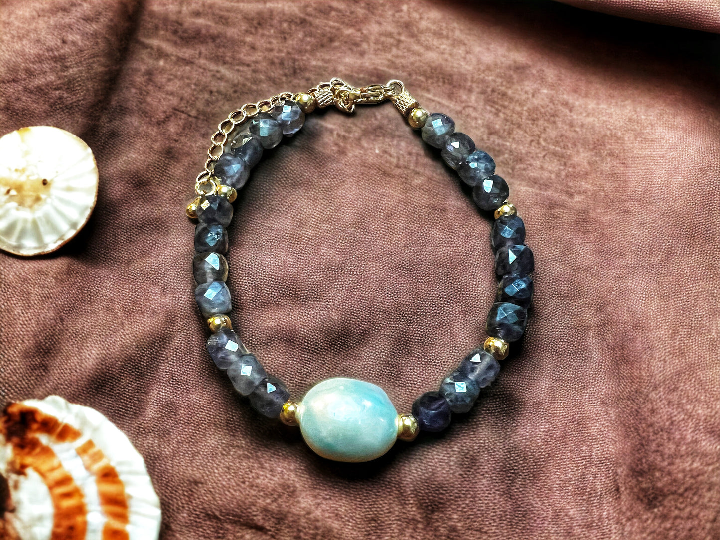 Freshwater Iolite Bracelet