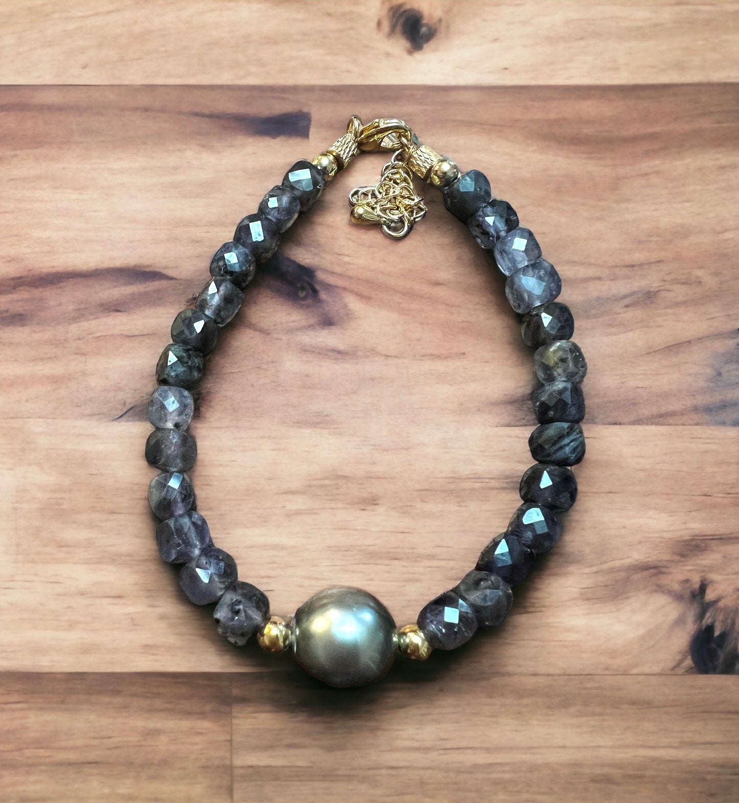 Tahitian Iolite Bracelet
