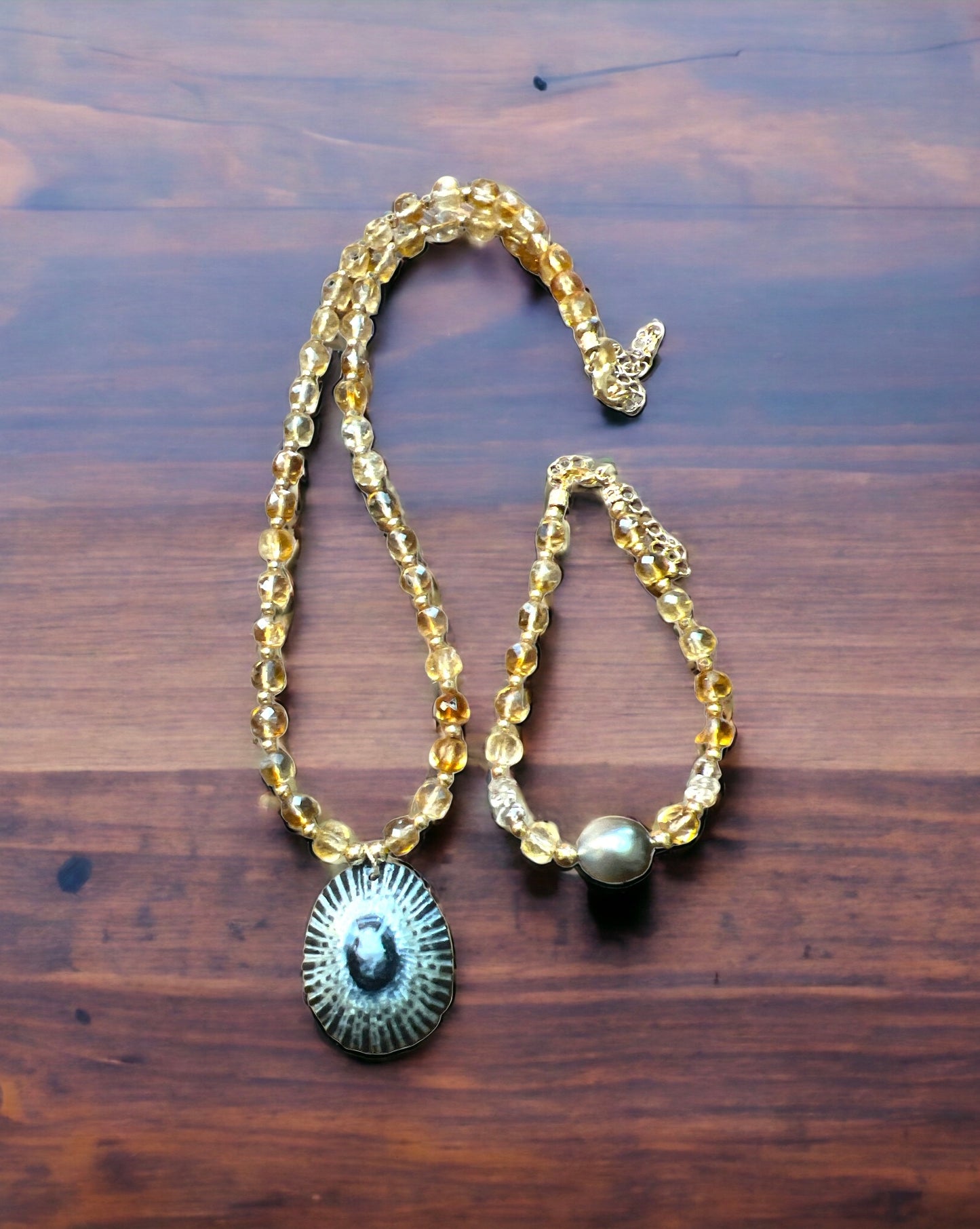 Opihi Citrine Necklace