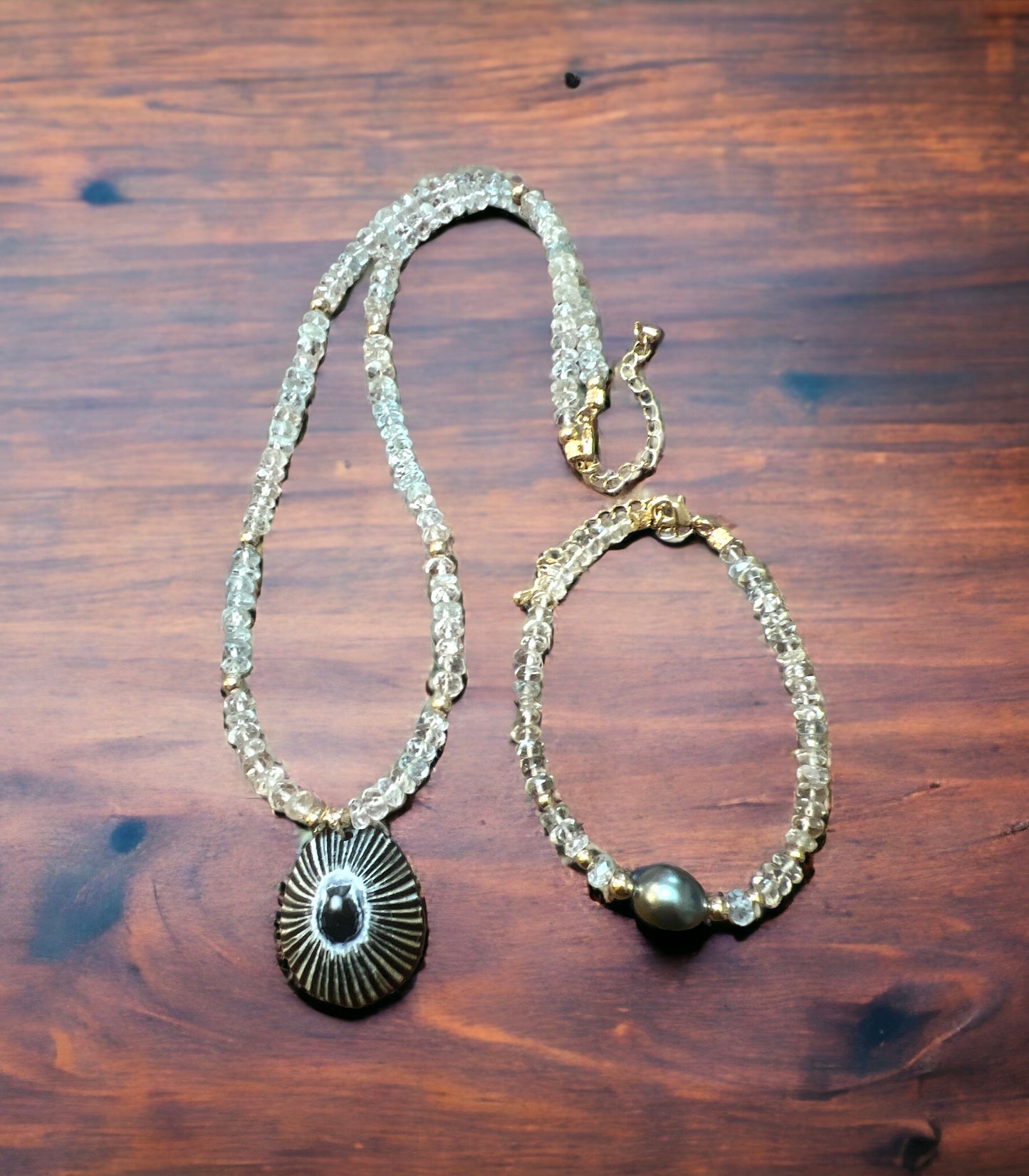 Opihi Aquamarine Necklace
