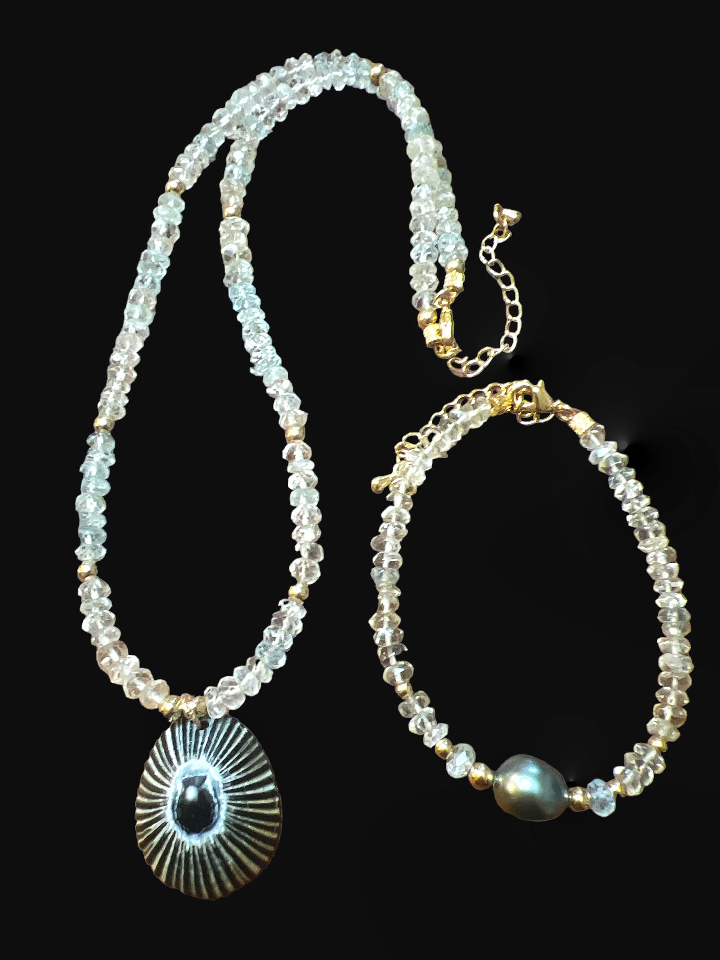 Opihi Aquamarine Necklace
