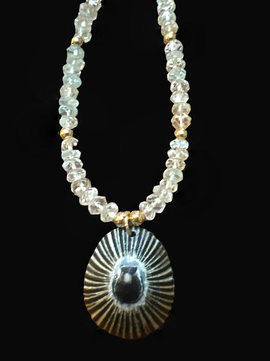 Opihi Aquamarine Necklace