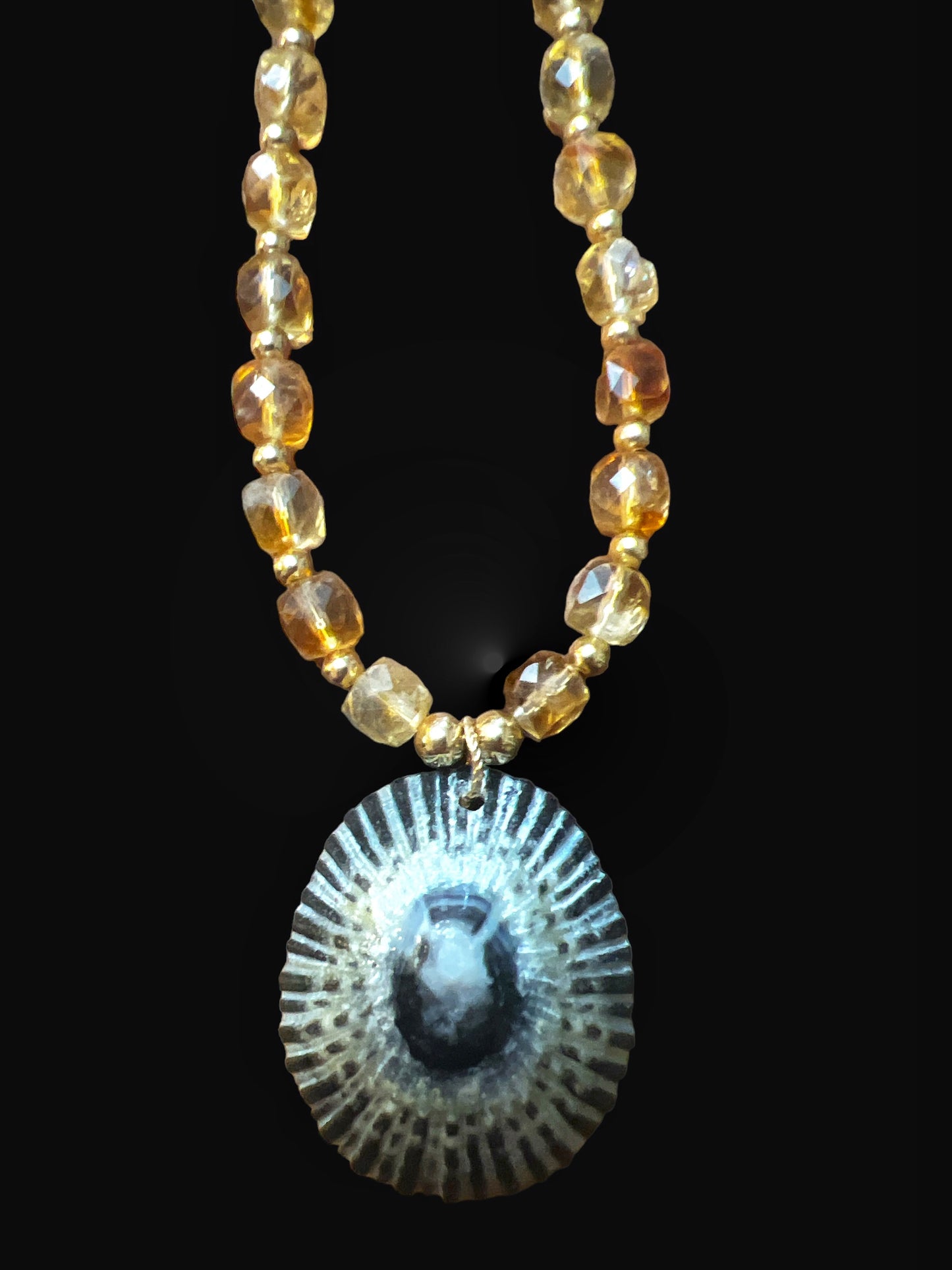 Opihi Citrine Necklace