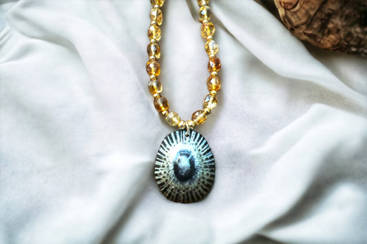 Opihi Citrine Necklace