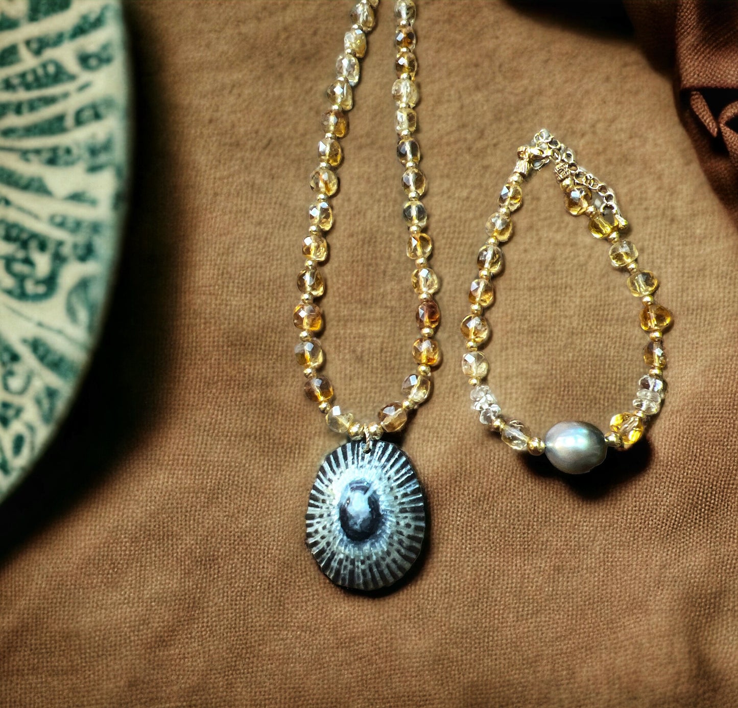 Opihi Citrine Necklace