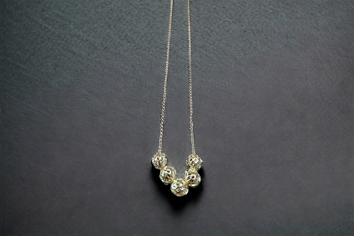 Gold Filigree Necklace
