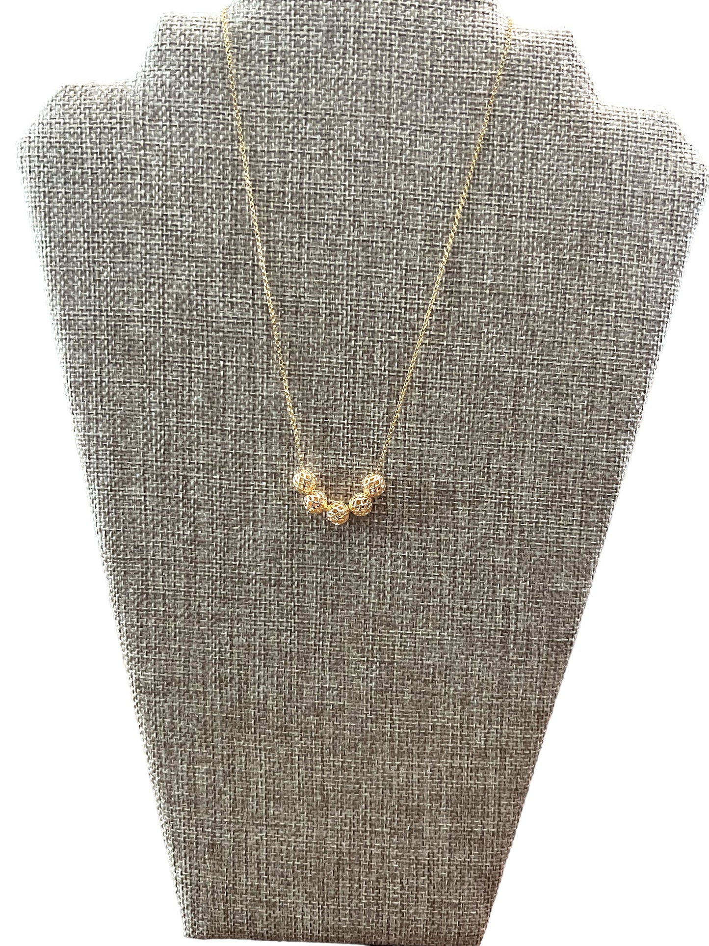 Gold Filigree Necklace