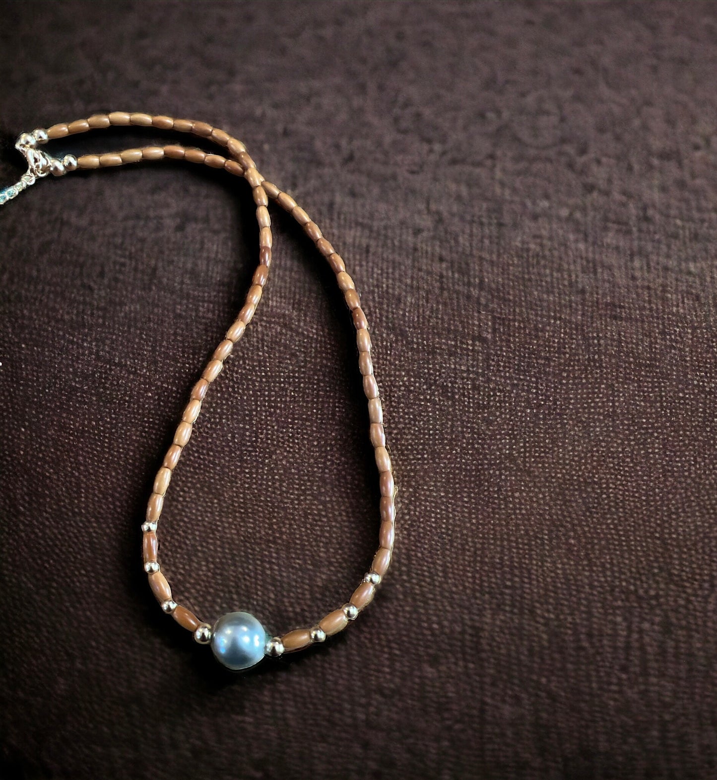 Tahitian Olive Wood Necklace