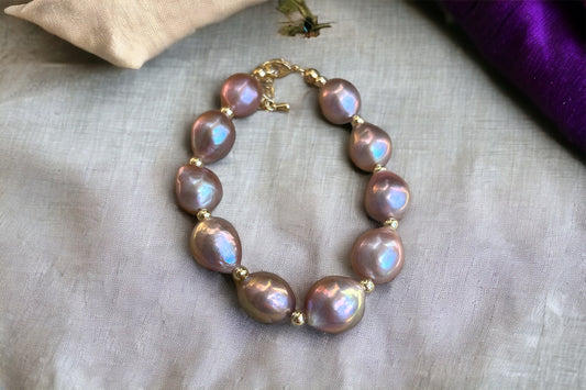 Bombucha Edison Pearl Bracelet