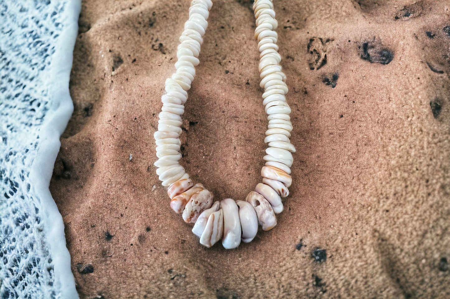 Centerpiece Puka Shell Necklace