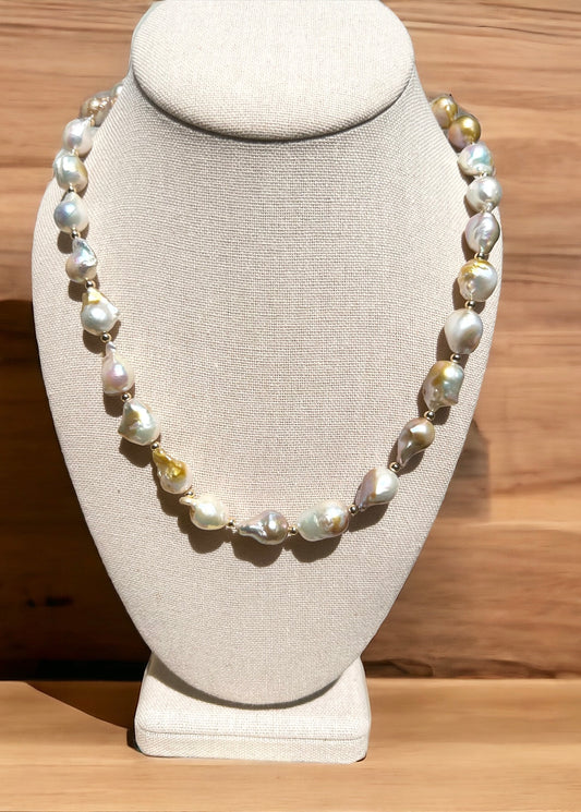 Pond Slime Pearl Necklace - Large