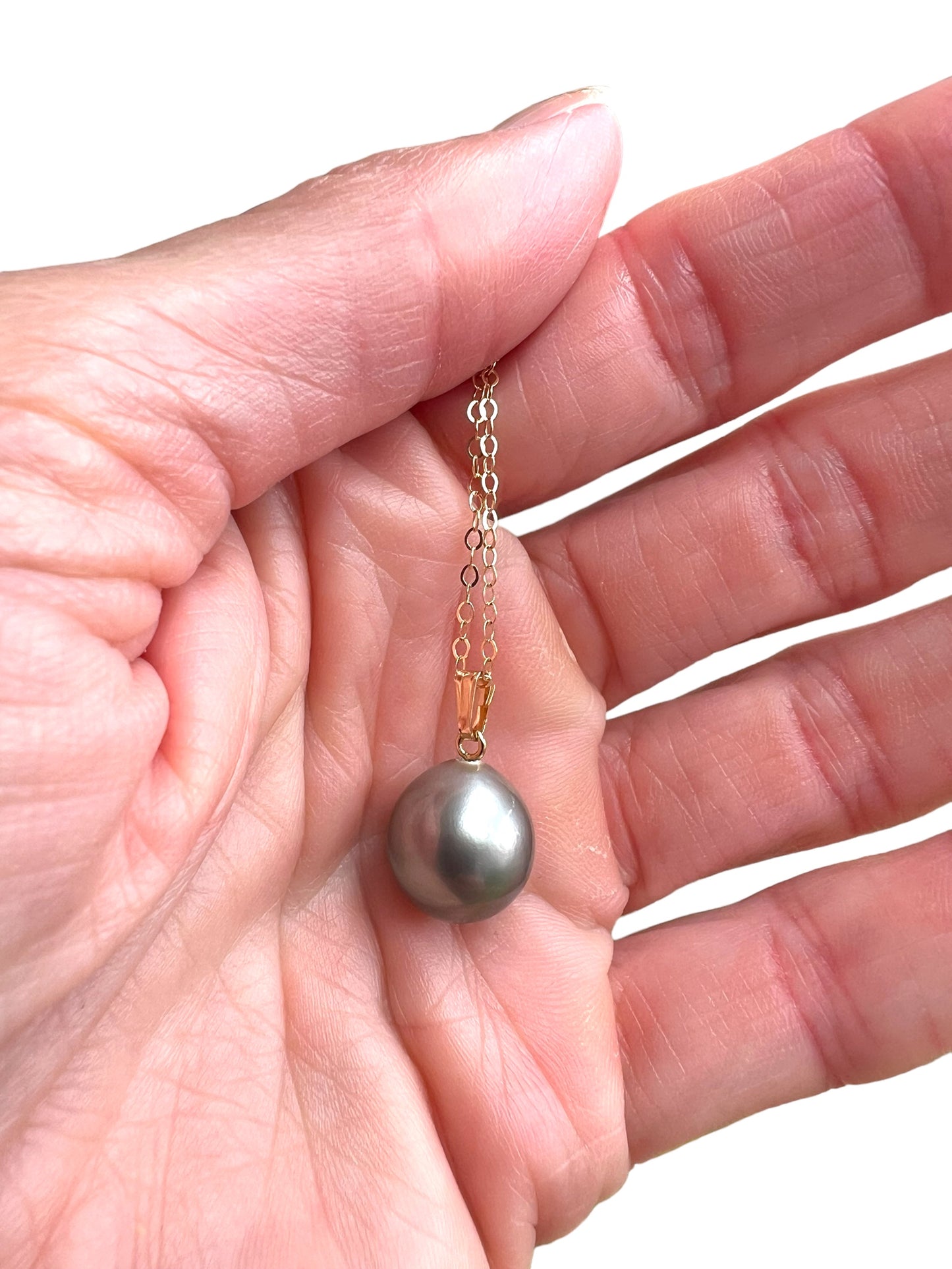 Teardrop Tahitian Pendant