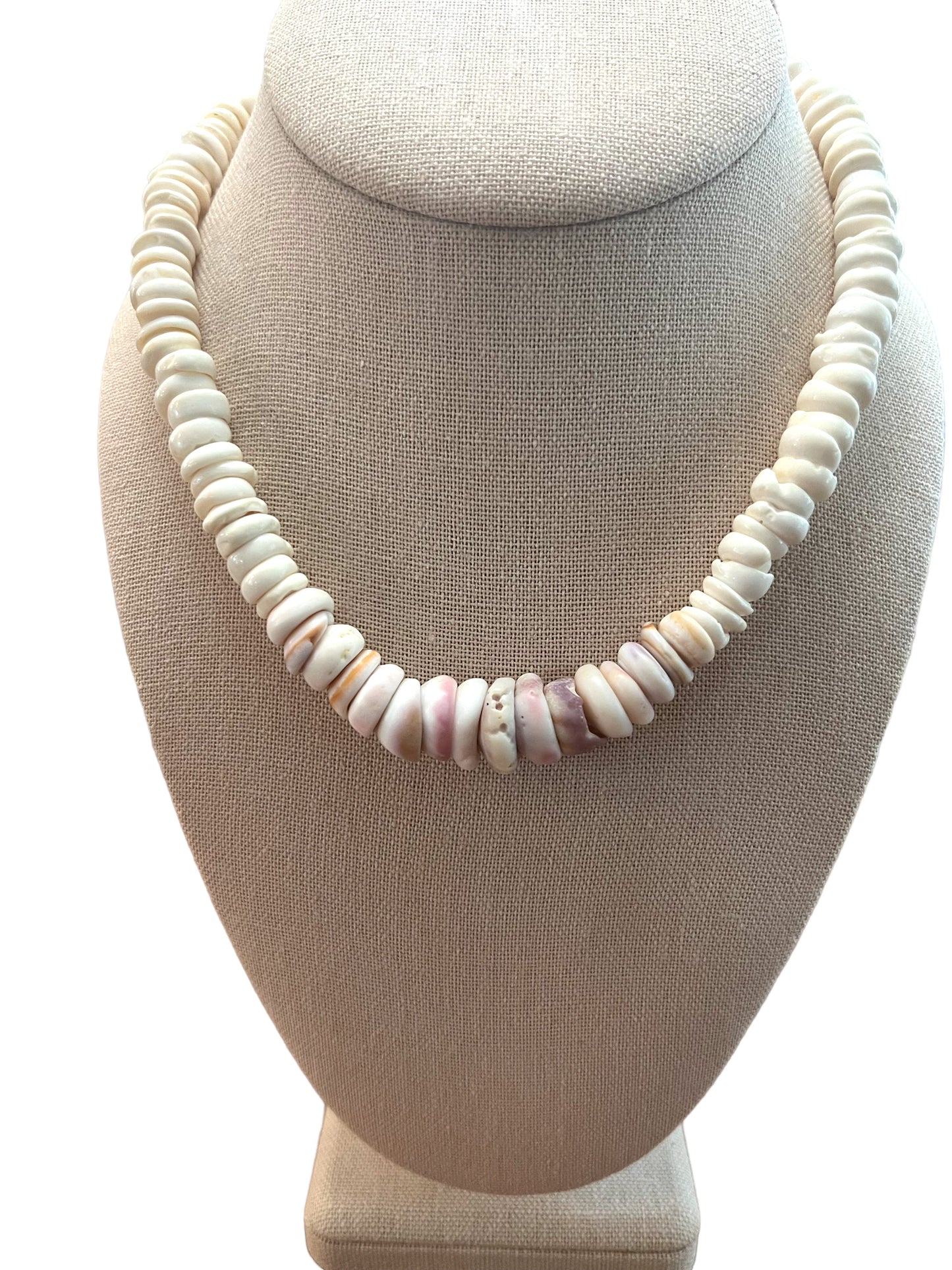 Pastel Puka Shell Necklace