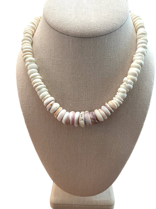 Pastel Puka Shell Necklace