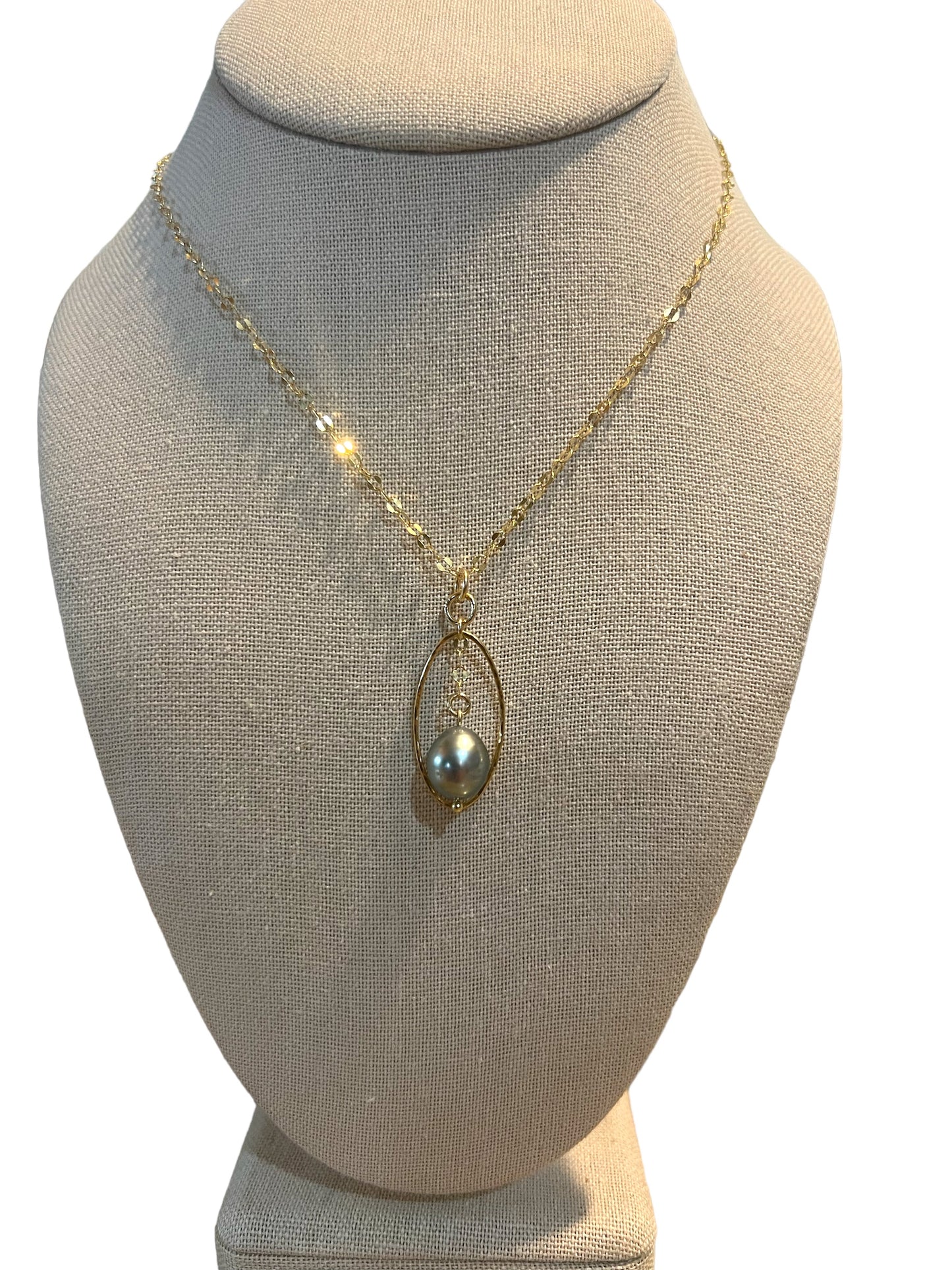 Tahitian Pearl Disco Necklace