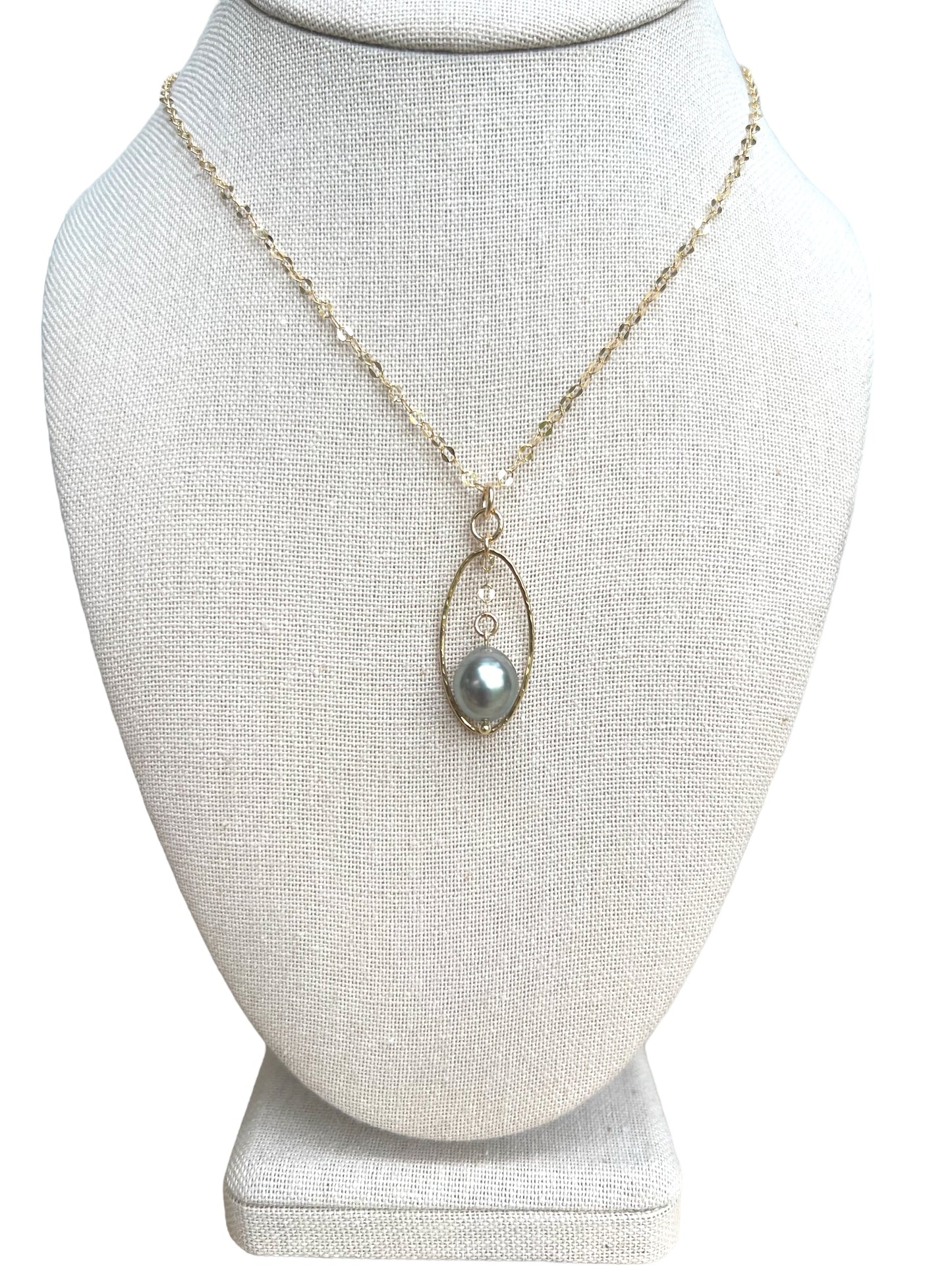 Tahitian Pearl Disco Necklace