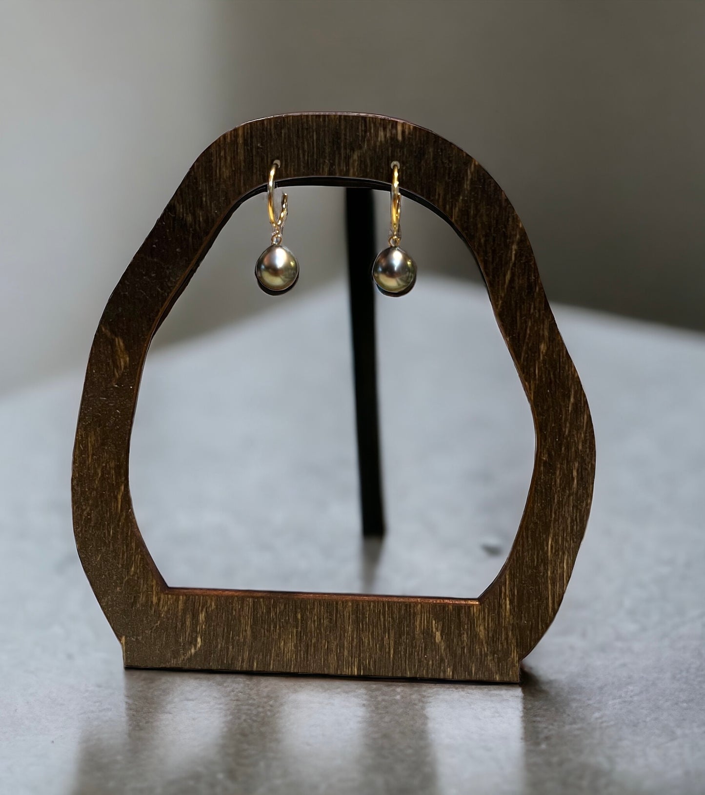 Tahitian Pearl Perfect Hoops