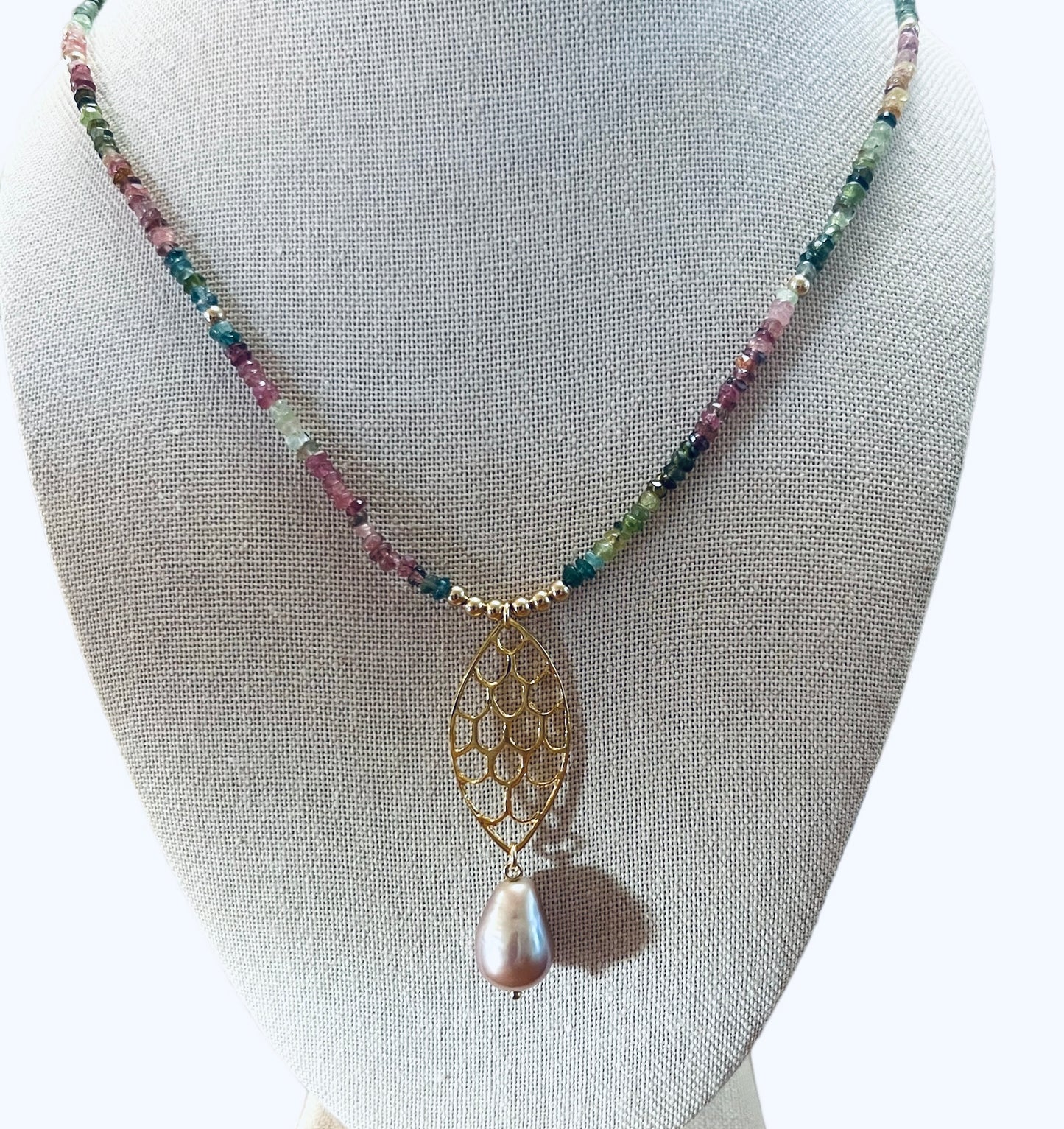Edison Tourmaline Pendant Necklace
