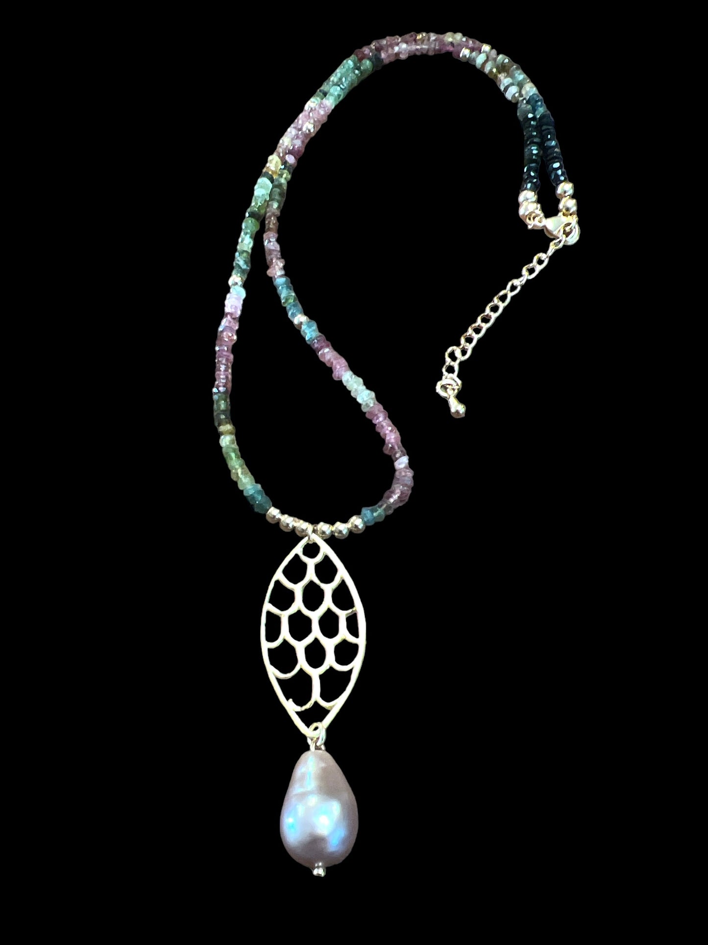 Edison Tourmaline Pendant Necklace