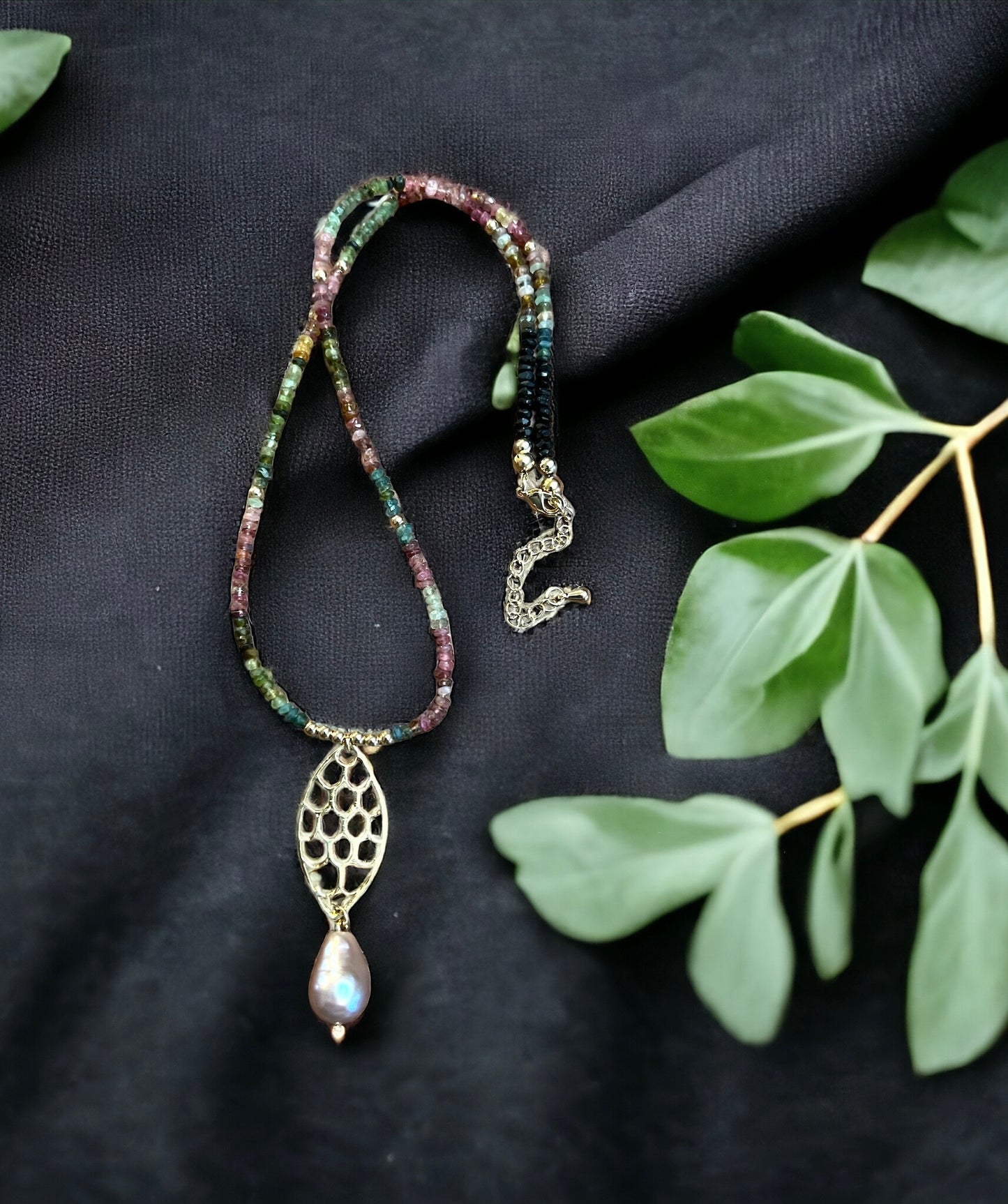 Edison Tourmaline Pendant Necklace
