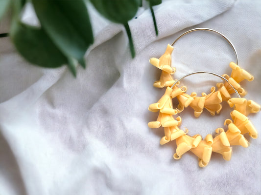 Orange Puakenikeni Hoops
