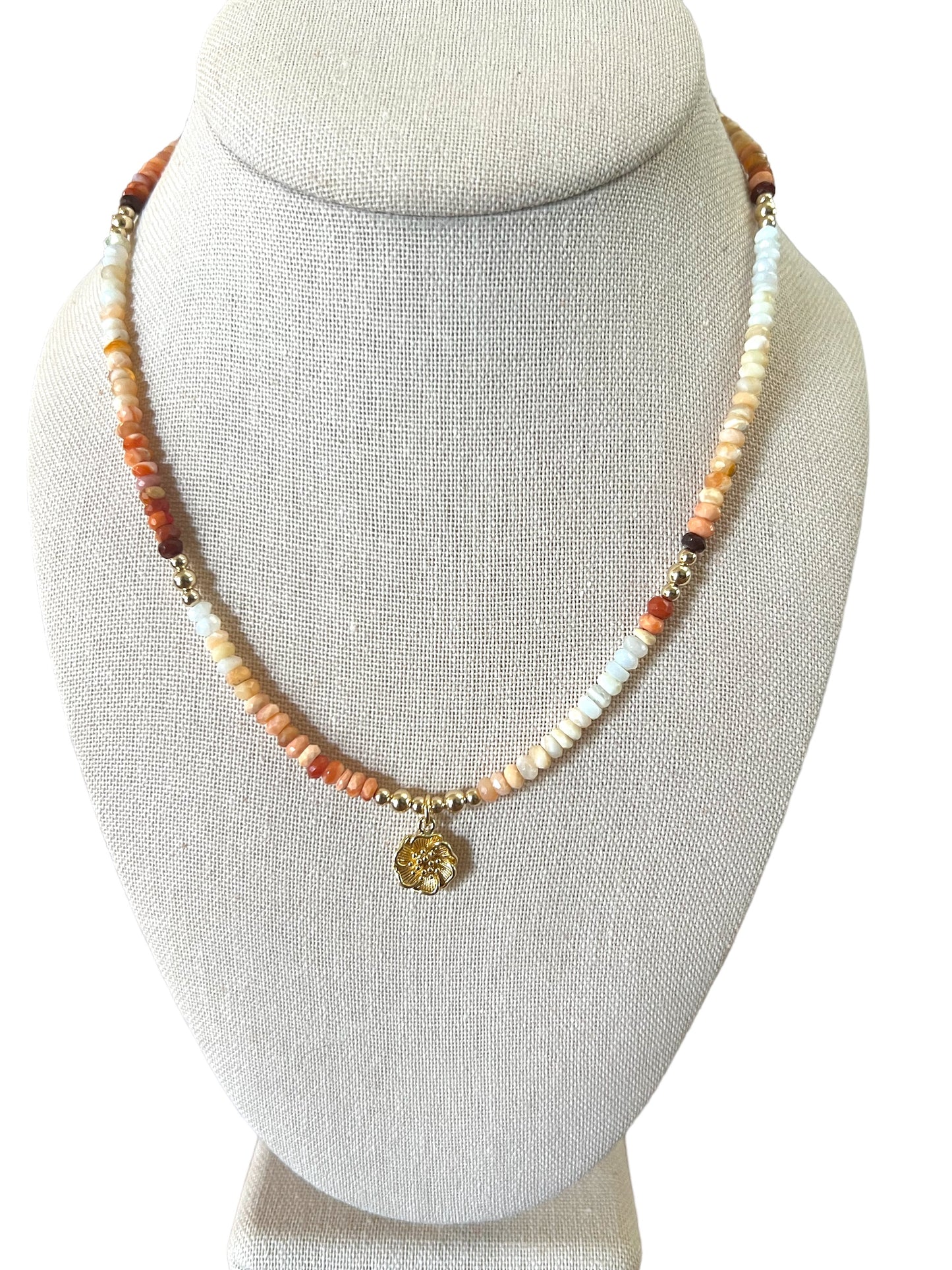 Fire Opal Choker Necklace