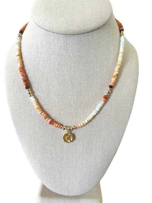 Fire Opal Choker Necklace