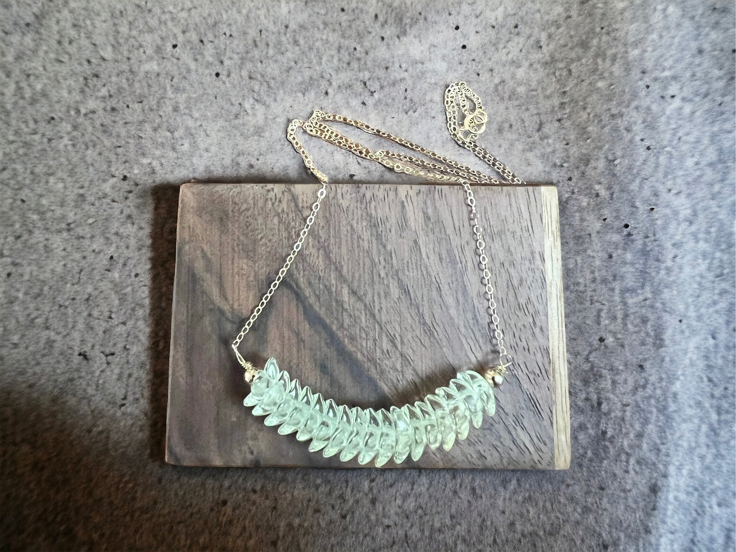 Lemon Daffodil Chain Necklace