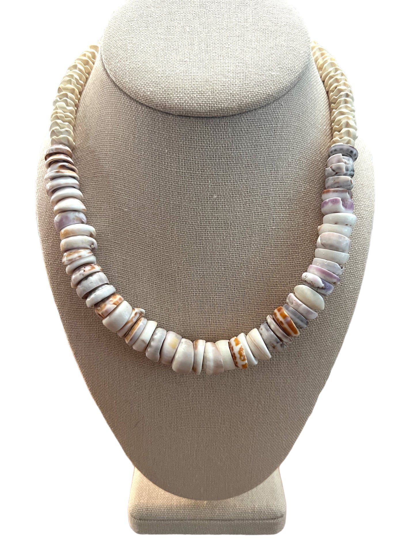 Puka Shell & Coconut Wood Necklace