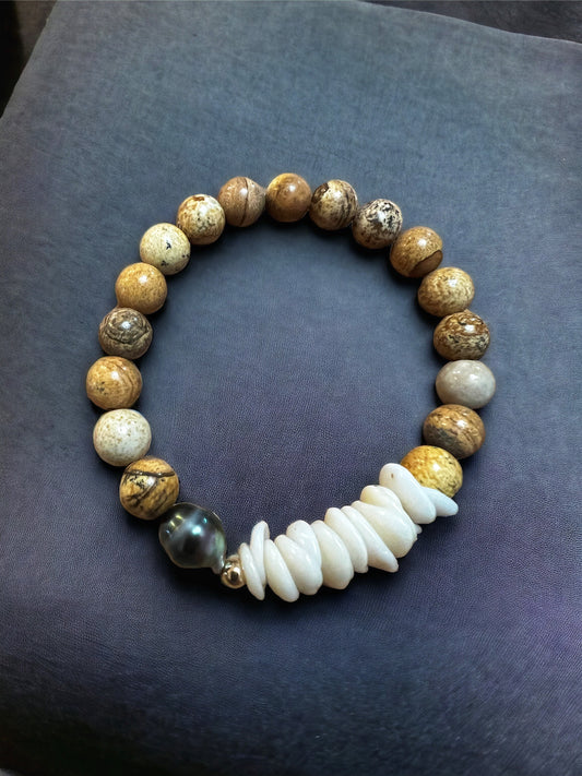 Hapa Bracelet - Tahitian