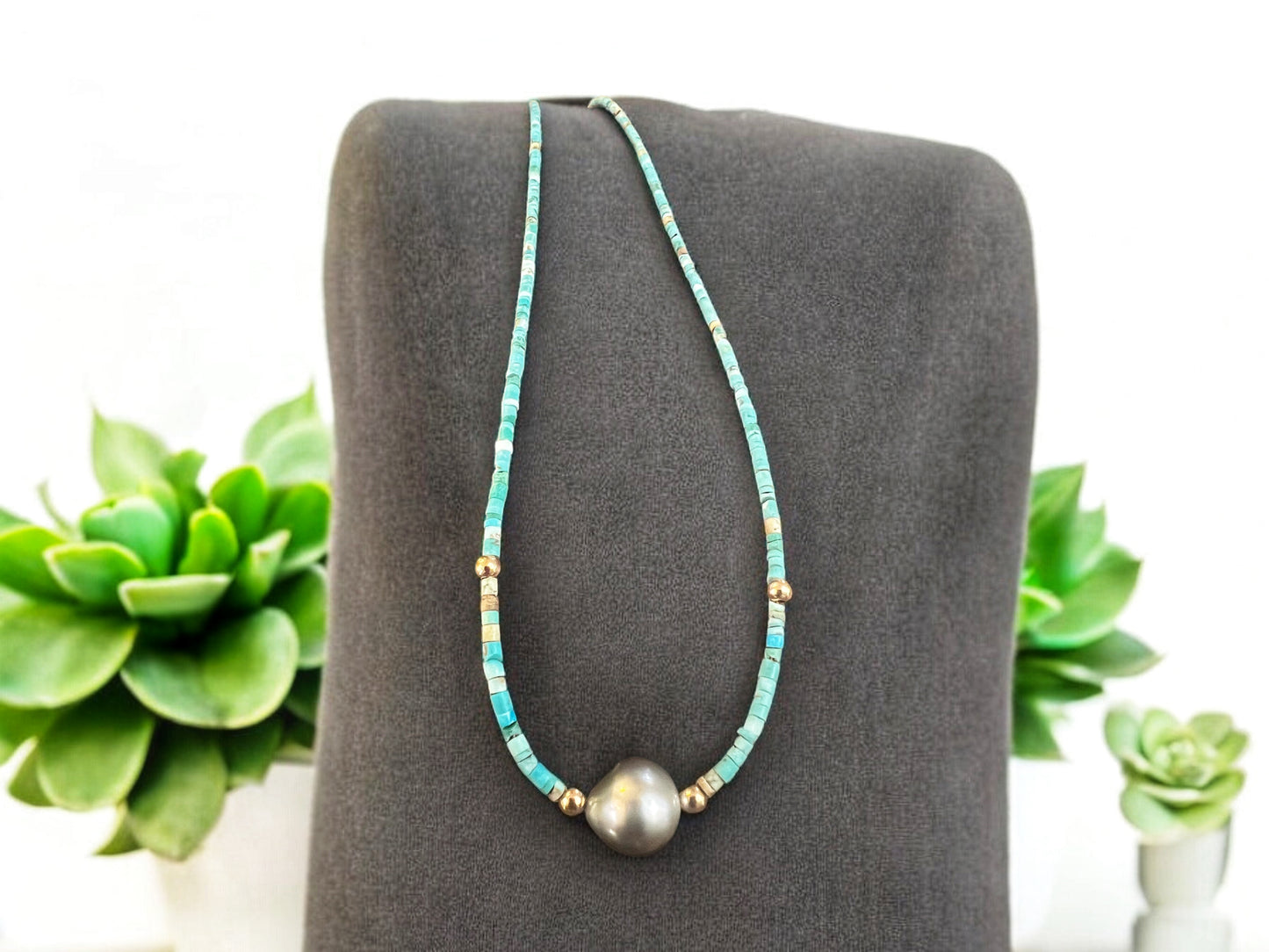 Turquoise Tahitian Necklace