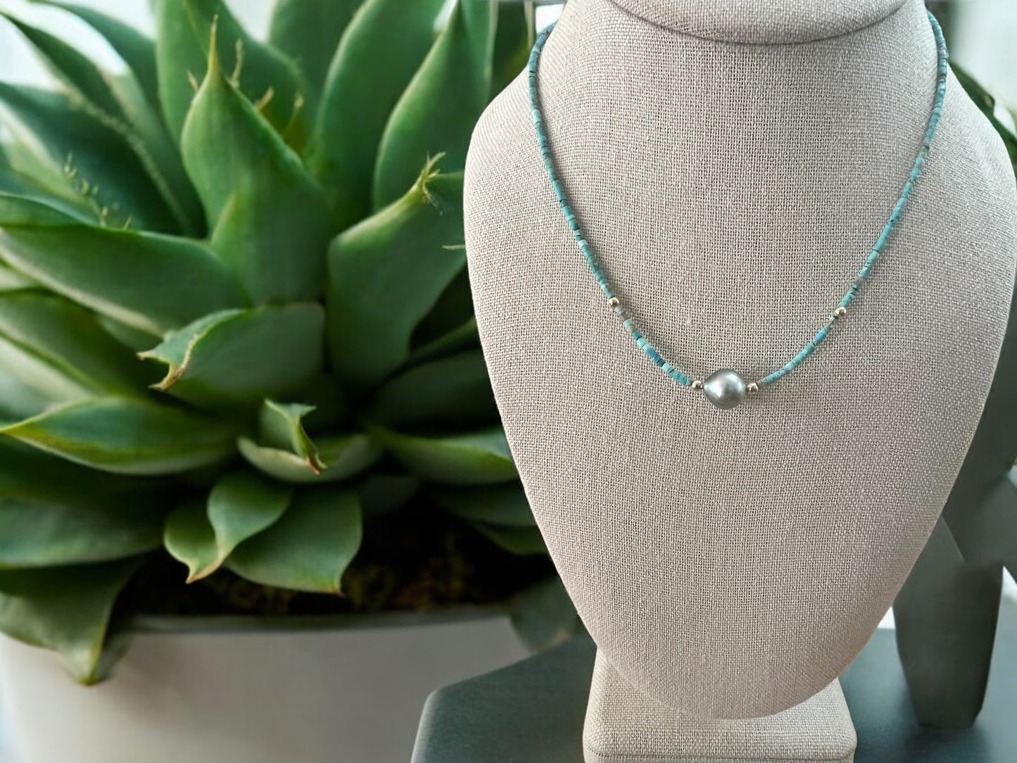 Turquoise Tahitian Necklace