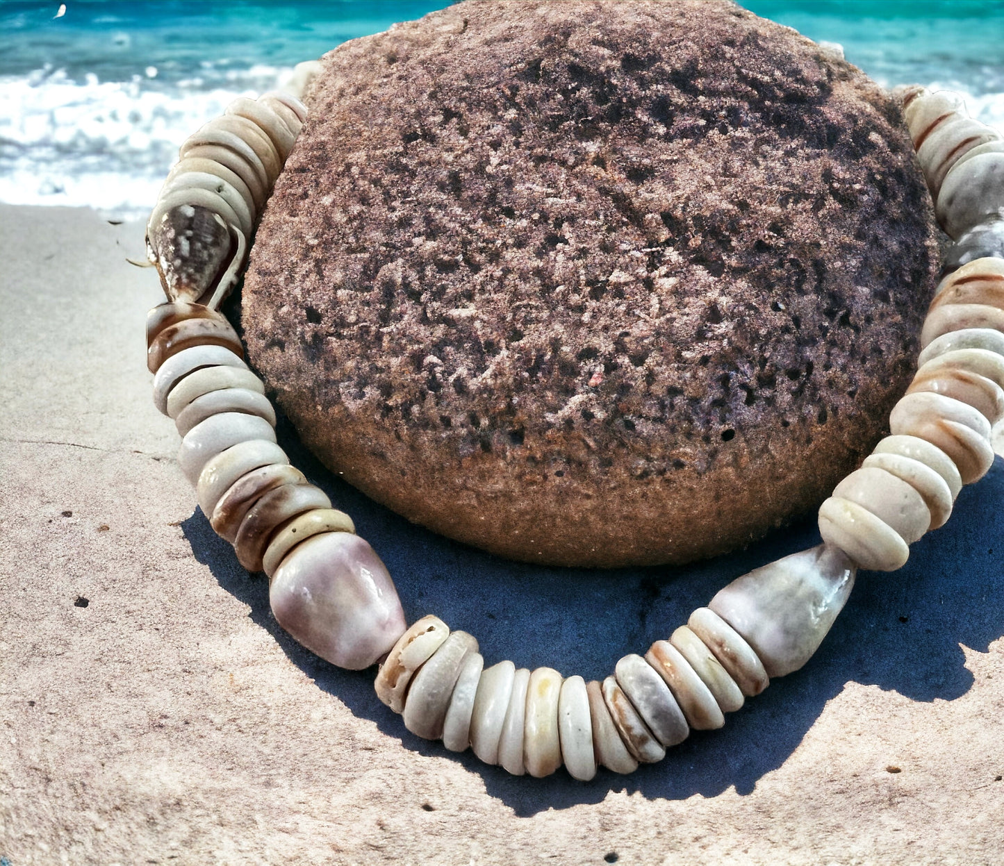 Mixed Cone Shell & Puka Shell Necklace