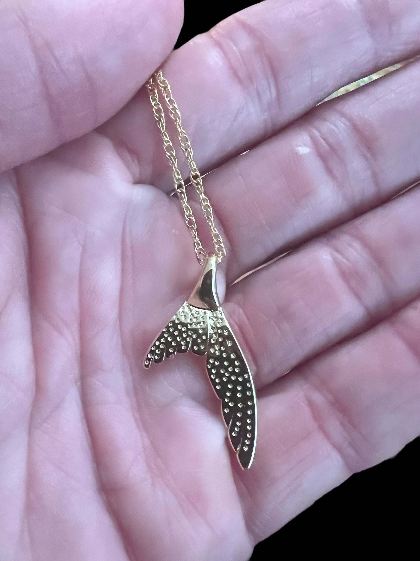 Whale Tail  Necklace