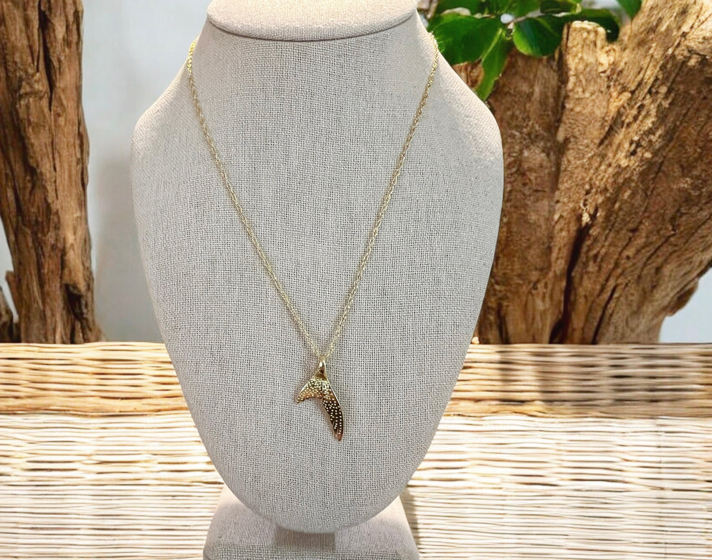 Whale Tail  Necklace
