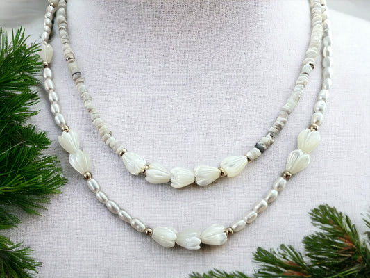 White Christmas - Opal & Pikake