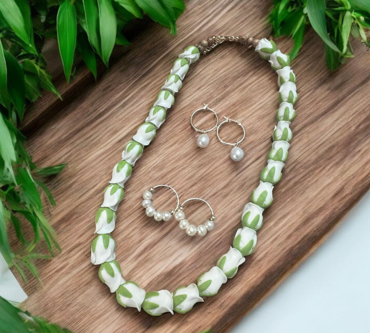 Snow Drop Eternity  Hoops