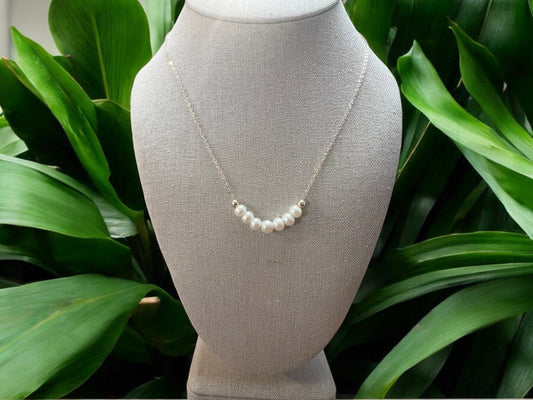 Snow Drop Chain Necklace