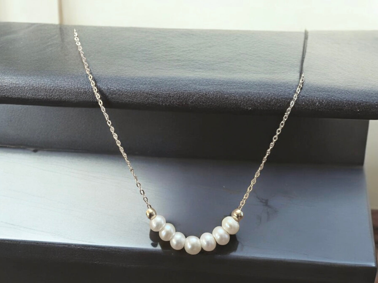 Snow Drop Chain Necklace
