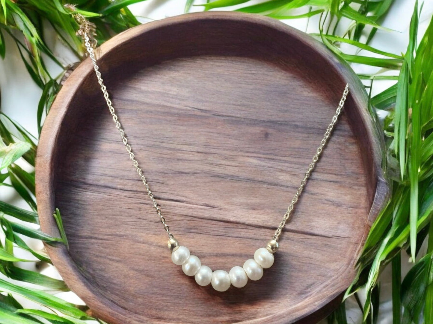 Snow Drop Chain Necklace