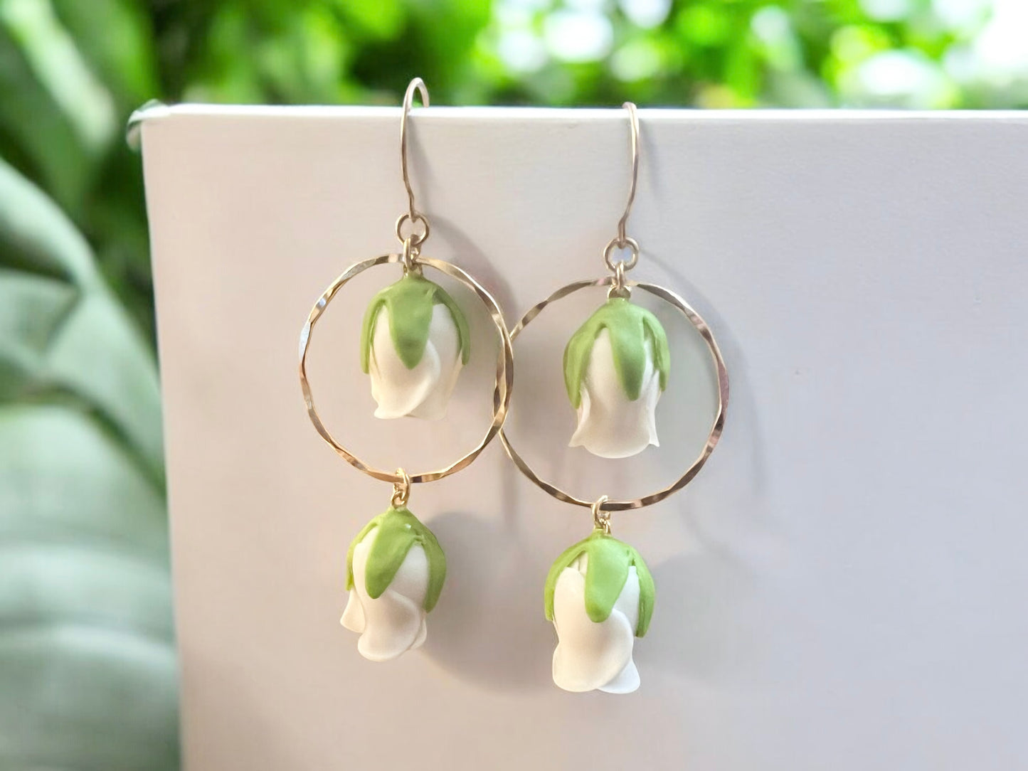 Double Rose Danglers