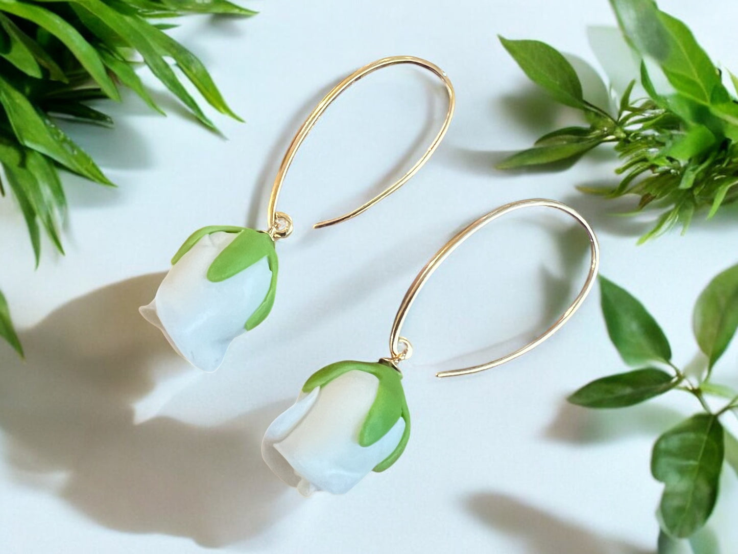 Rose Open Hoops