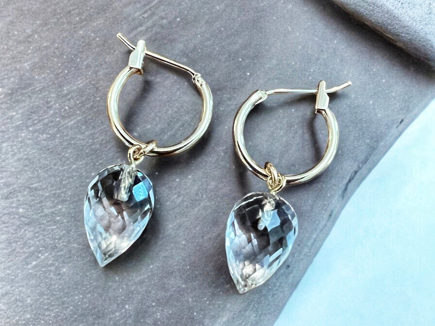Icicle Tiny Hoops
