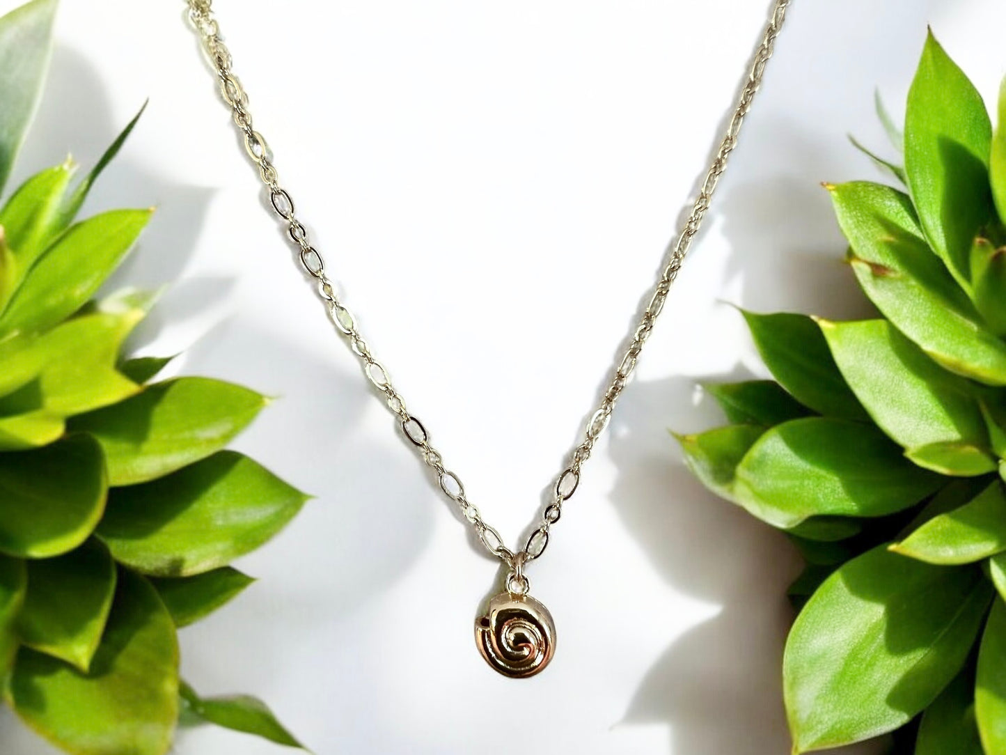 Gold Shell Chain Necklace