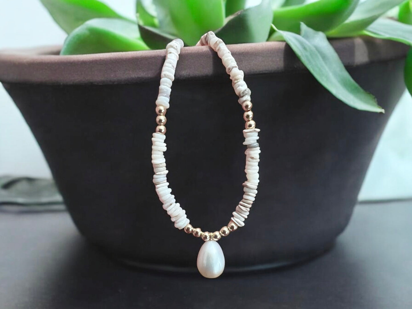 Australian Opal Mala Necklace -  Edison Pearl